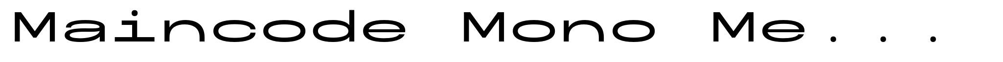 Maincode Mono Medium 200 image